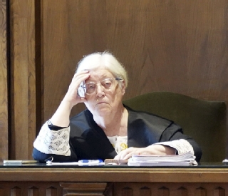 La magistrada Rosa del Carmen Collazo 